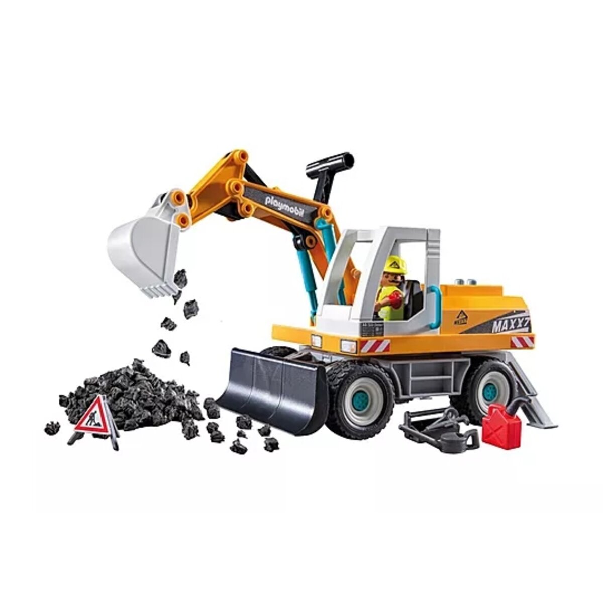 PLAYMOBIL® 71749 Act!on Heros Großer Bagger