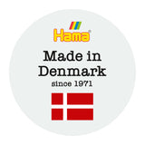 Hama Maxi Bügelperlen, Bügelperlen Box Löwe und Elefant, ca. 600 Bunte Bastelperlen, Zwei transparente Stiftplatten, Ø 10,0 mm