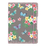 Herlitz Notizheft Ladylike Butterflies flex PP A5, 40 Blatt, punktiert, my.book