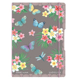 Herlitz Notizheft Ladylike Butterflies flex PP A4, 2x40 liniert + kariert