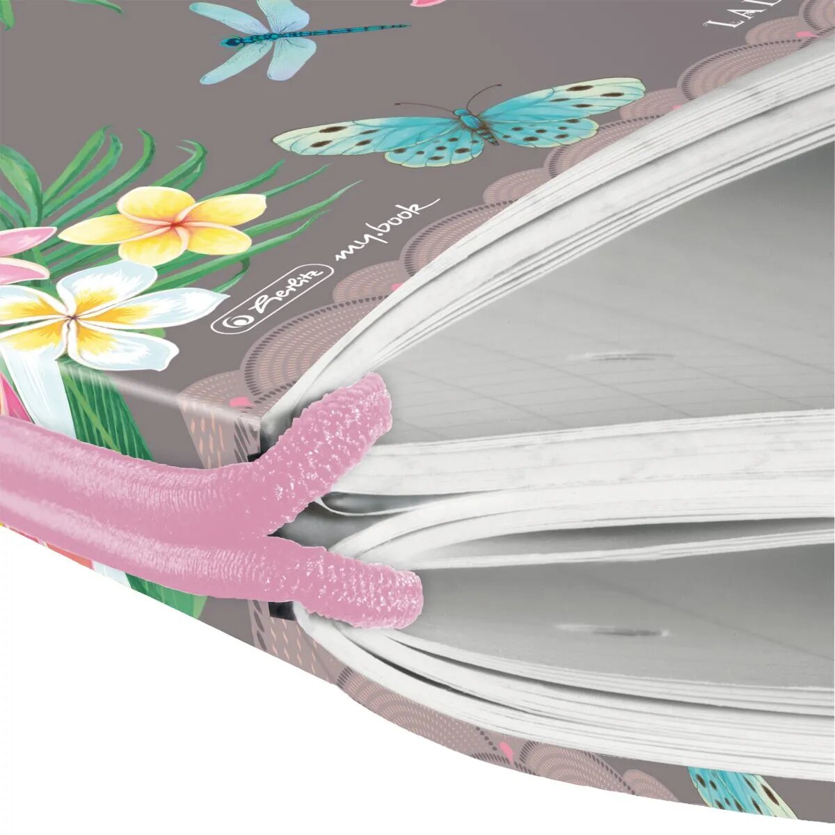 Herlitz Notizheft Ladylike Butterflies flex PP A4, 2x40 liniert + kariert