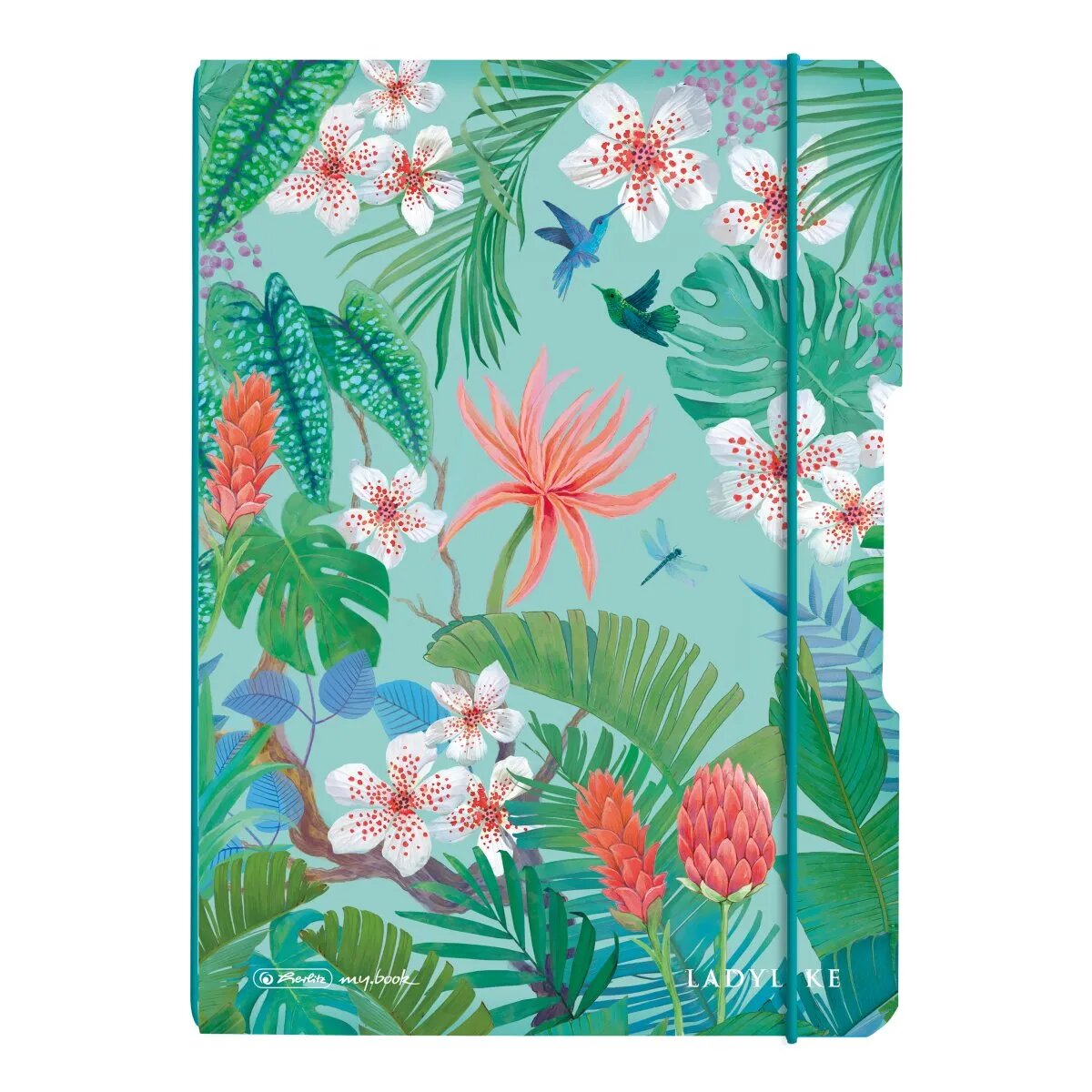 Herlitz Notizheft Ladylike Jungle flex PP A5, 40 Blatt, punktiert, my.book