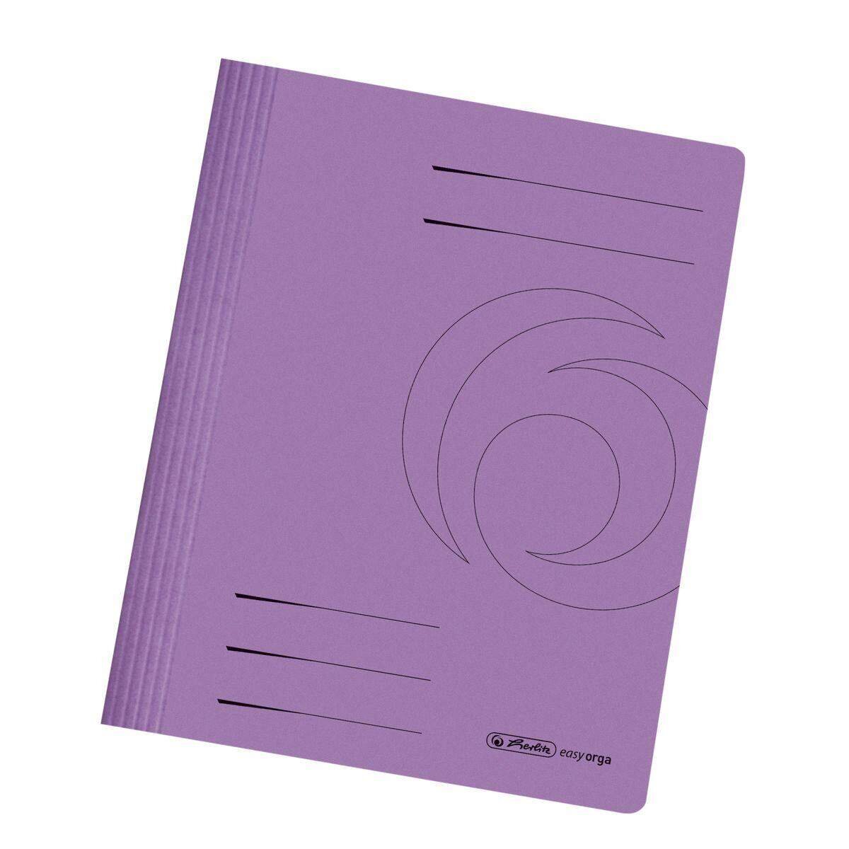Herlitz Schnellhefter Karton Intensivfarbe violett