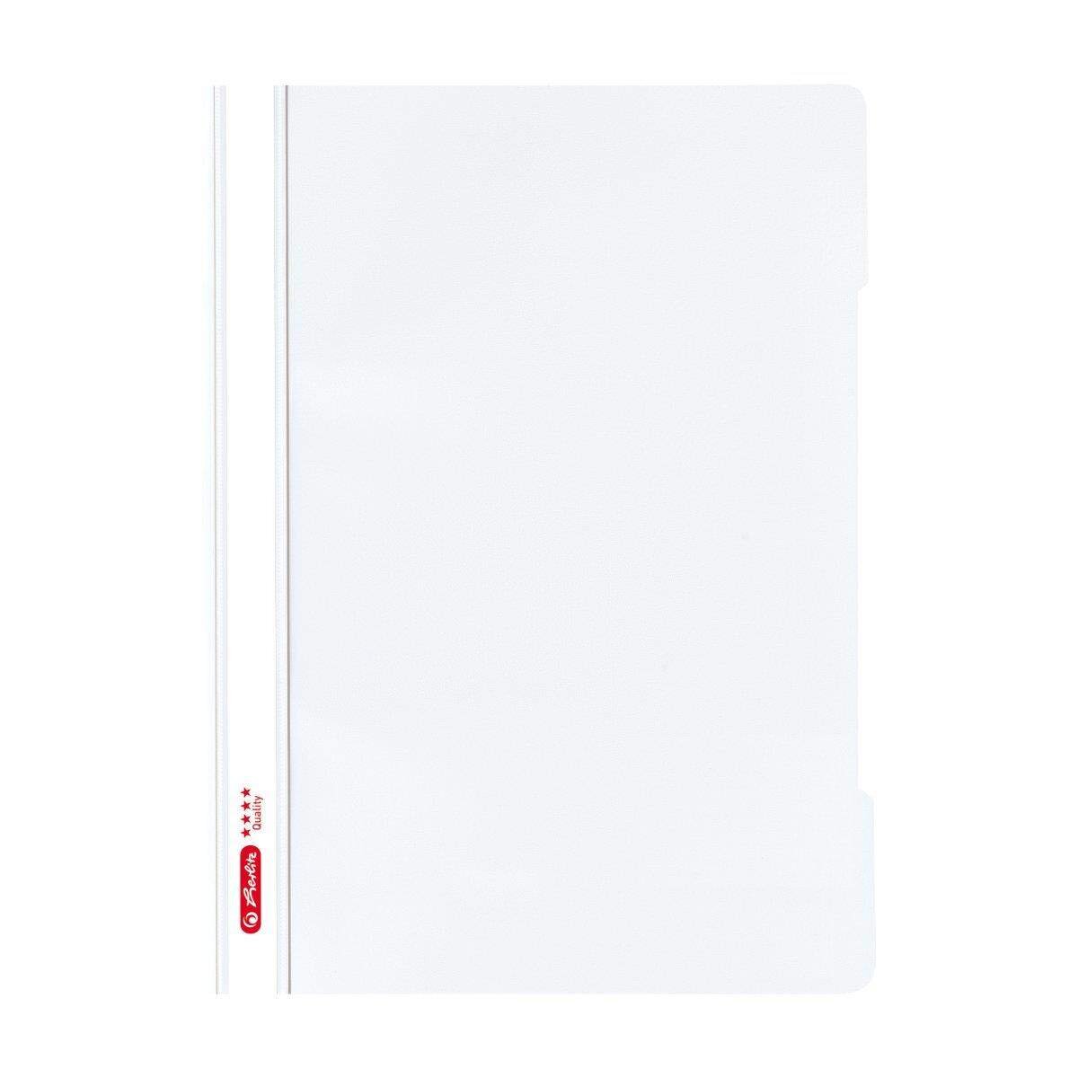 Herlitz Schnellhefter PP A4 Quality weiß