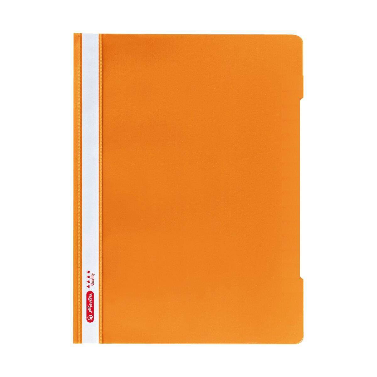 Herlitz Schnellhefter PP A4 Quality orange