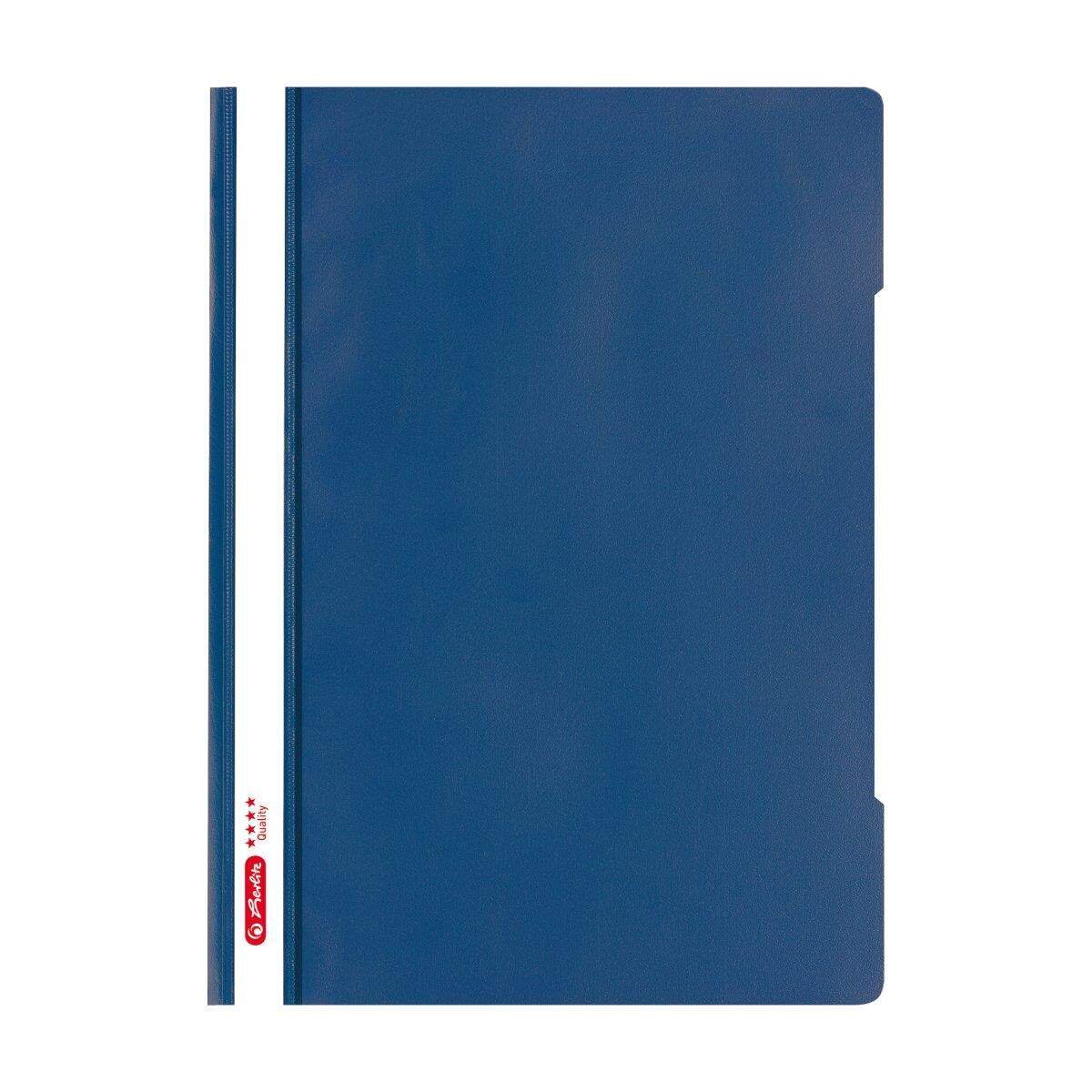 Herlitz Schnellhefter PP A4 Quality blau