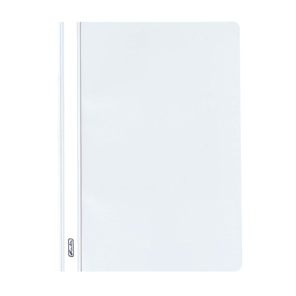 Herlitz Schnellhefter PP A4 weiß