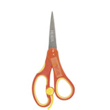 Heyda Kinderschere Soft Touch, ca. 13, 5cm, blau/orange, sortiert