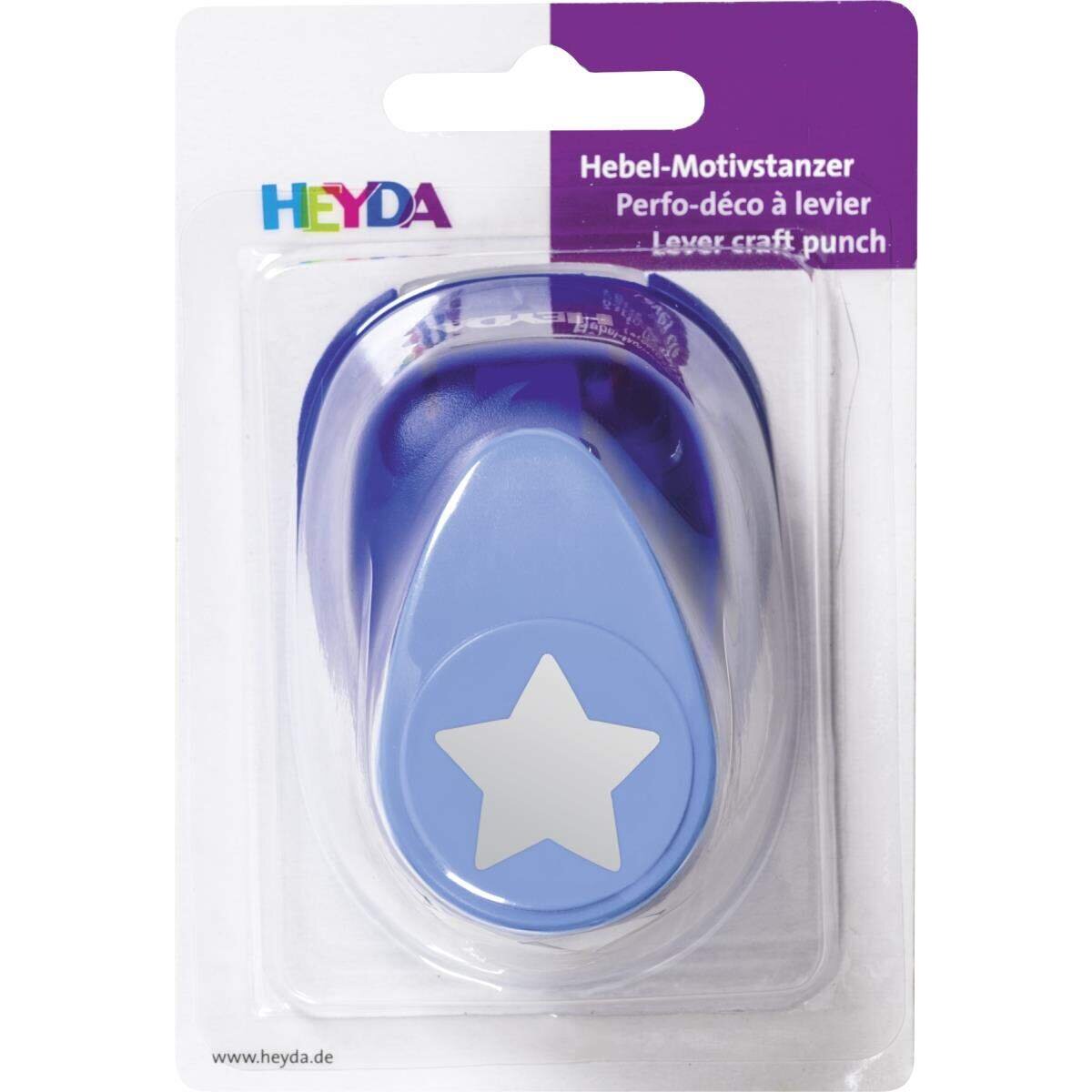 Heyda Motivstanzer Stern, groß, ca. 2,5 cm