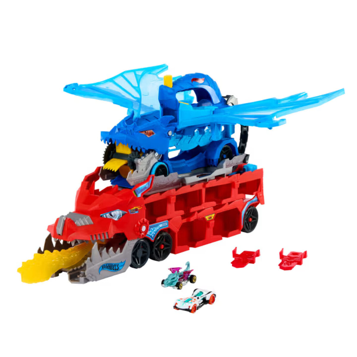 Hot Wheels City Ultimativer 2-in-1 Drachen Transporter