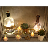 Idena LED Micro Lichterkette mit Korken, 2er