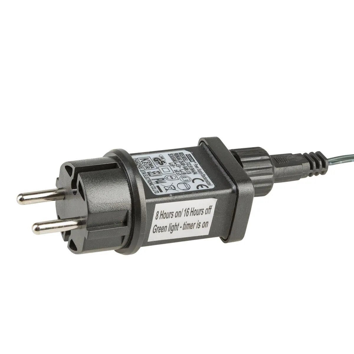 Idena Lichterkette NewTec, 80 Micro LED ww 8h Timer