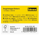 Idena 20132 Zeugnismappe Einhorn A4