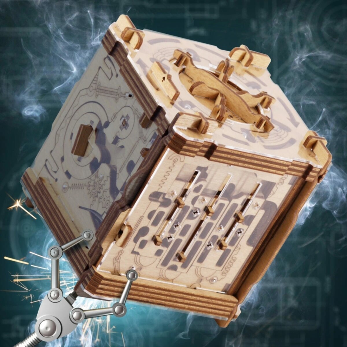 idventure Cluebox 3D Puzzles Escape Room in einer Box Cambridge Labyrinth