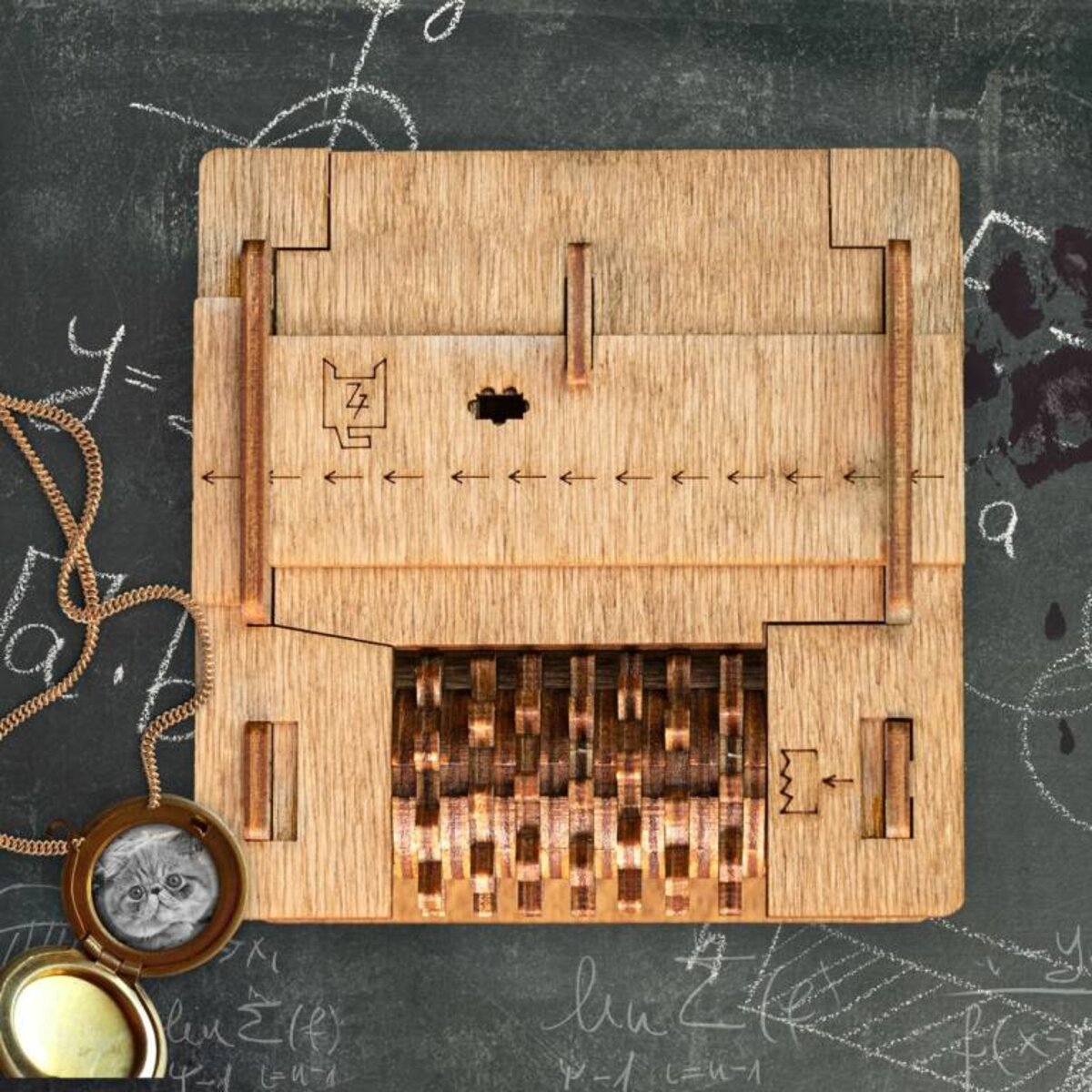 iDventure Cluebox Escape Room in einer Box Schrödingers Katze
