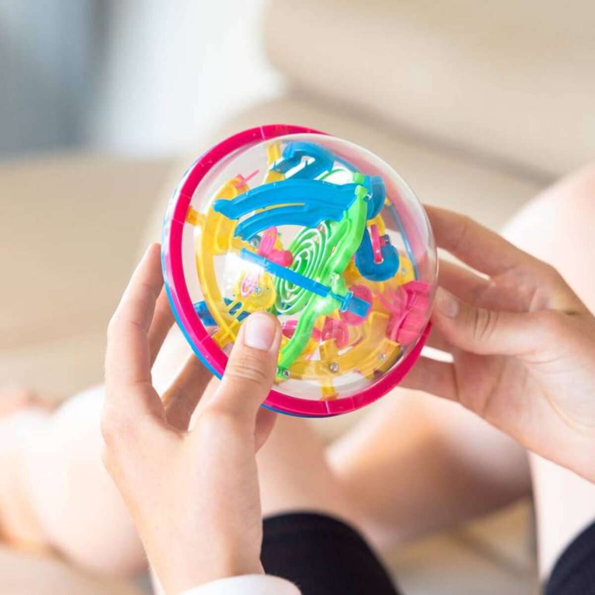Invento Addict A Ball 14 cm Komplexes Labyrinth in 100 Etappen Kreisdenken