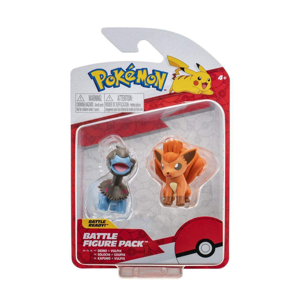 Jazwares Pokemon Battle Figurenset, 1 Packung, 5-fach sortiert