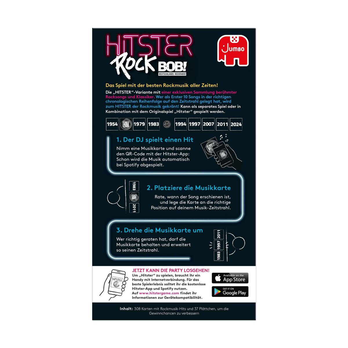 Jumbo Spiele Hitster Rock