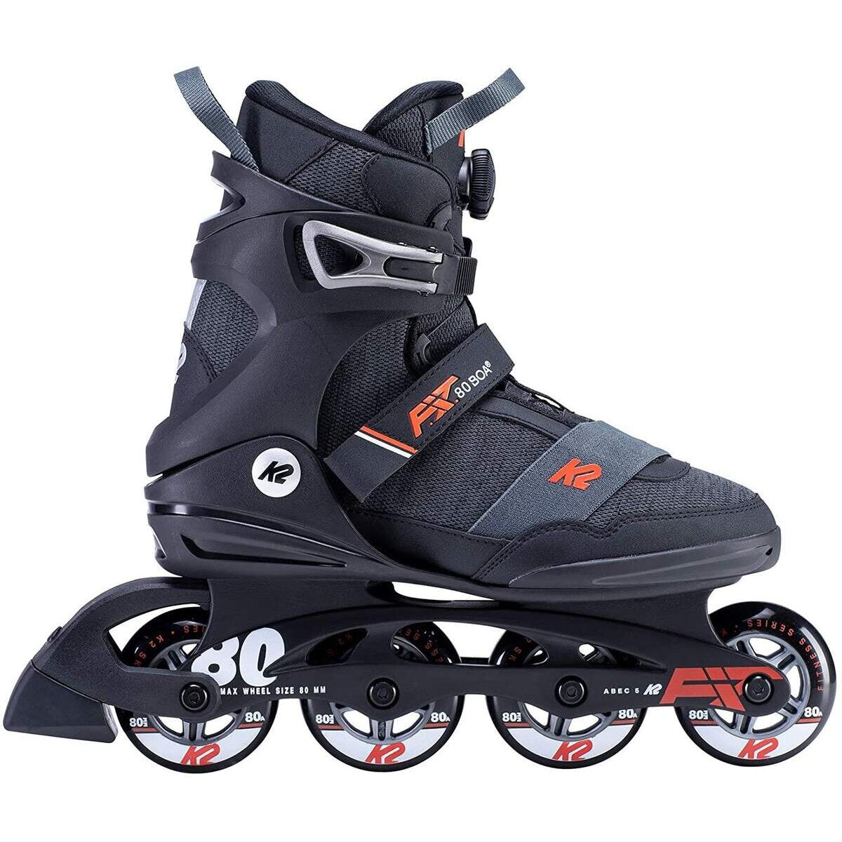 K2 Inliner Herren F.I.T. 80 Boa Inline Skates, Größe 44