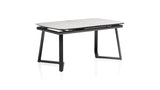 Kettler Ausziehtisch 200-260x100cm Glas-Keramik-Alu (0301827-7000)