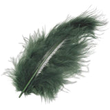 Knorr Prandell Marabufedern ca. 10 cm dunkelgrün, 15 Stück
