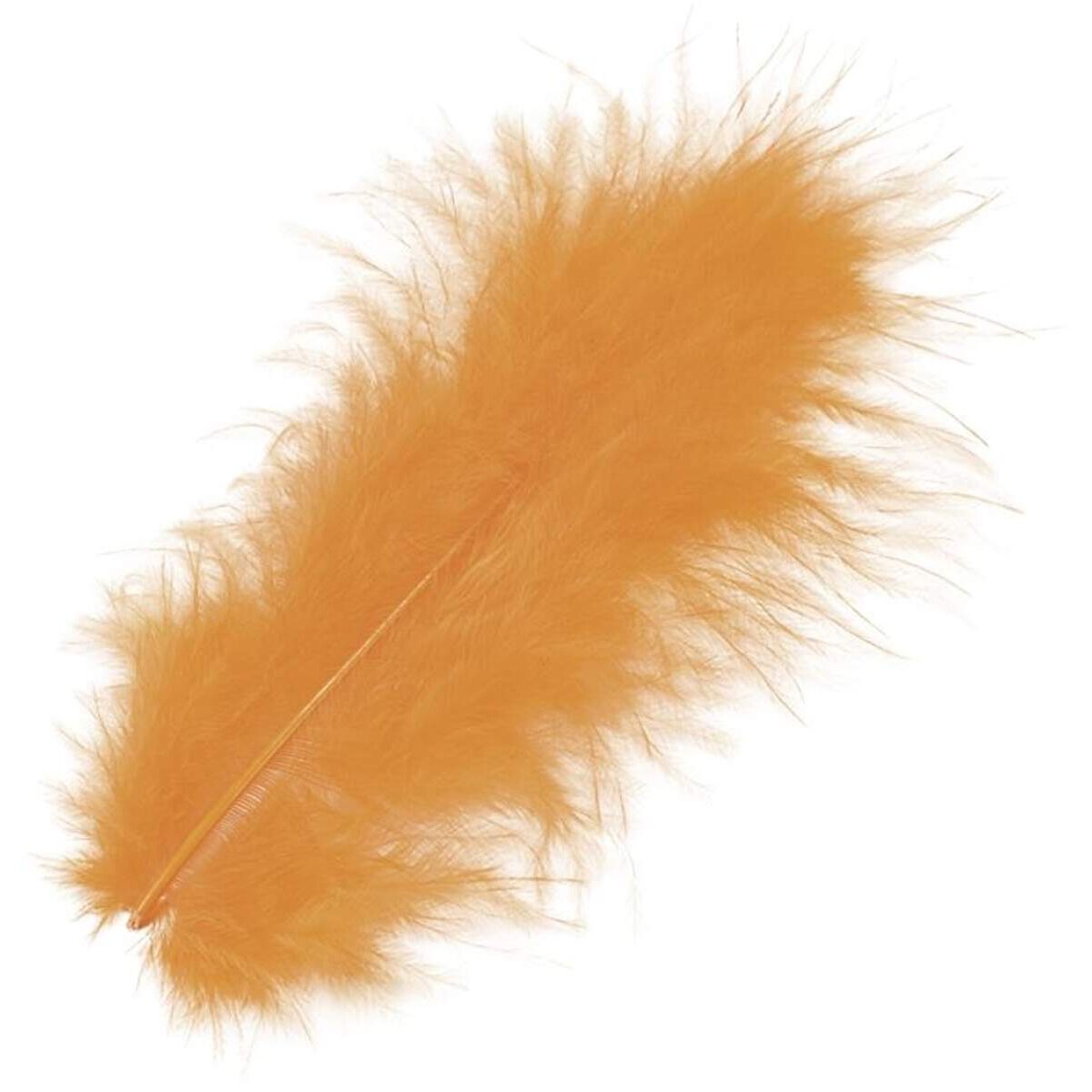Knorr Prandell Marabufedern, orange, ca. 10cm, 15 Stück