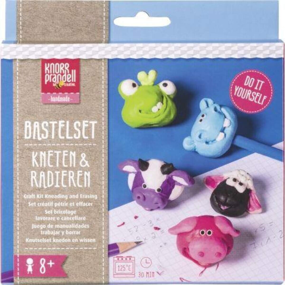 Knorr Prandell Modelliermasse Kneten & Radieren, Funny Animals