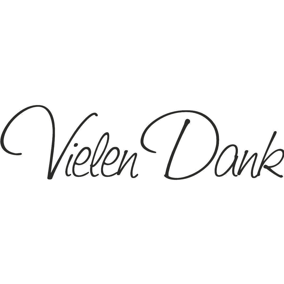 Knorr Prandell Stempel aus Holz (Danke) Motivgröße 6,3 x 1,7 cm, Motiv: Vielen Dank