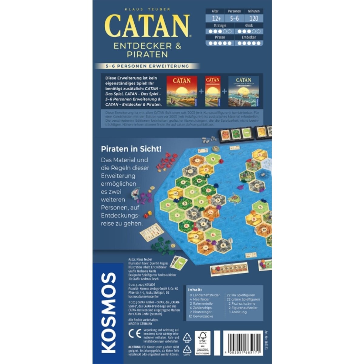 KOSMOS CATAN Entdecker & Piraten 5-6 Personen Erweiterung