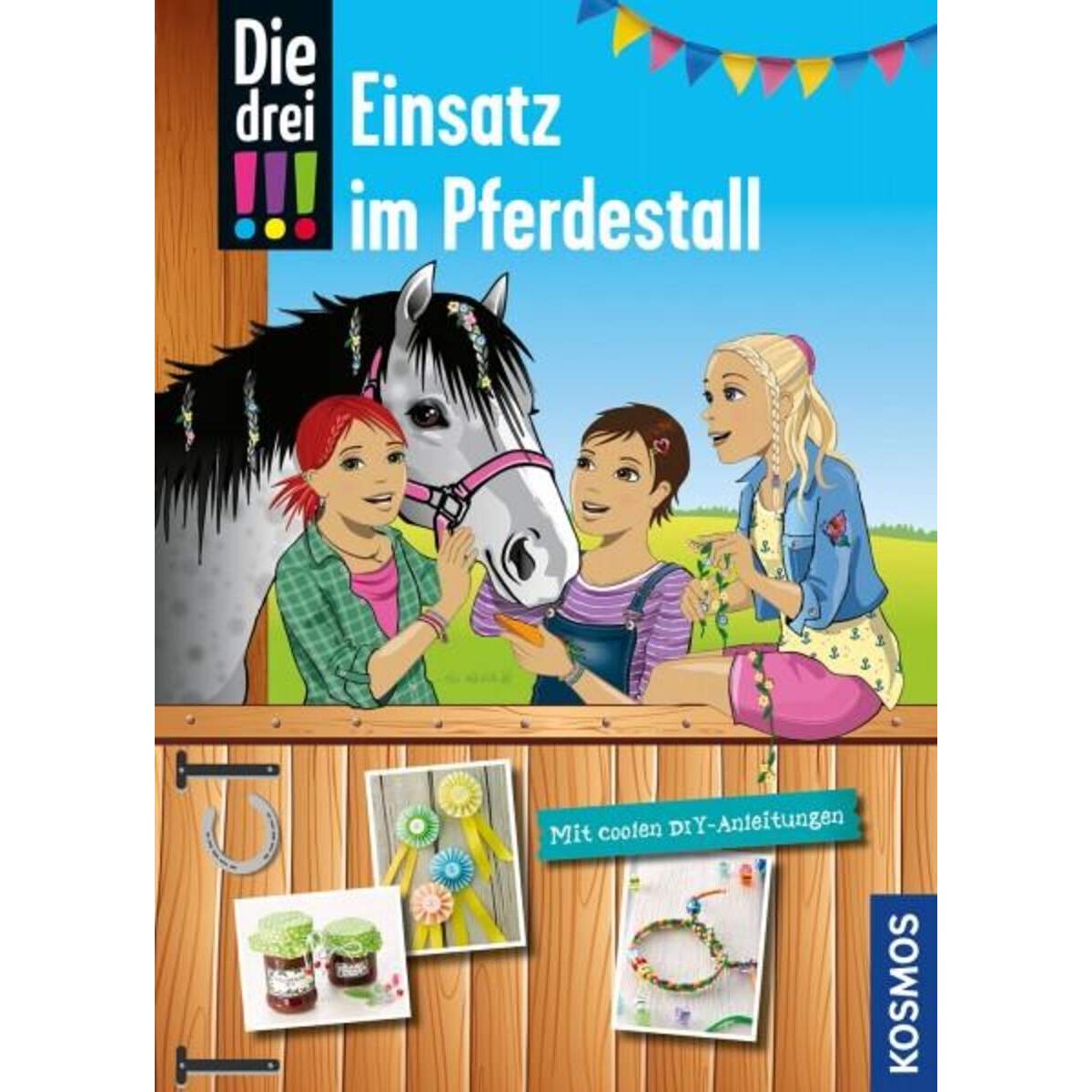 KOSMOS Die drei!!! Einsatz im Pferdestall