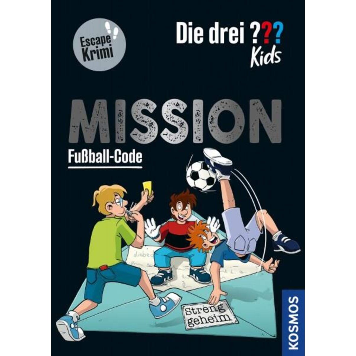 KOSMOS Die drei??? Kids Mission Fußball-Code