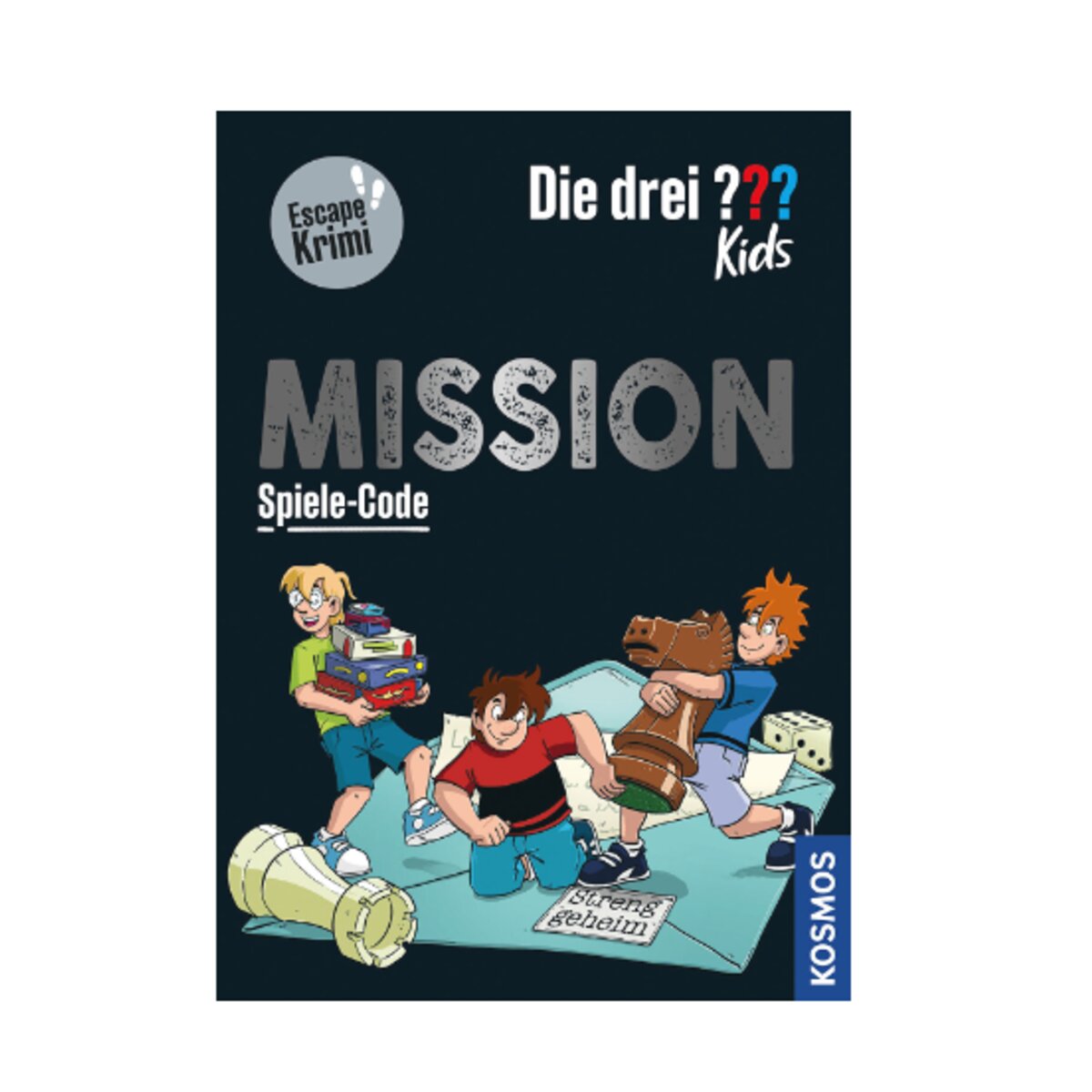 KOSMOS drei ??? Kids Mission Spiele-Code