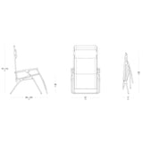 Lafuma Relaxliege R CLIP  Seigle II Batyline® Beige