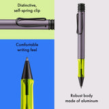 LAMY AL-star Kugelschreiber aubergine Minenstärke M schwarz