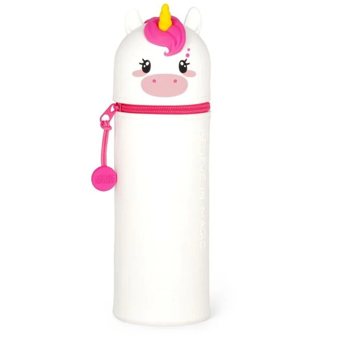 Legami 2-in-1-Federmäppchen aus Silikon - Kawaii Unicorn