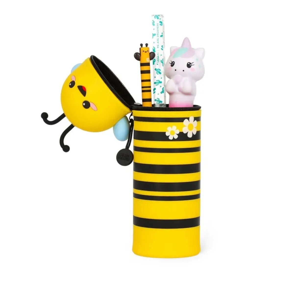 Legami Federmäppchen und Stifthalter 2-in-1 Kawaii Biene