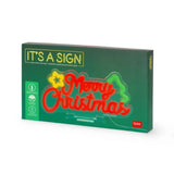 Legami Neon-Effekt-Led-Light-Schild It´s a Sign Merry XMas