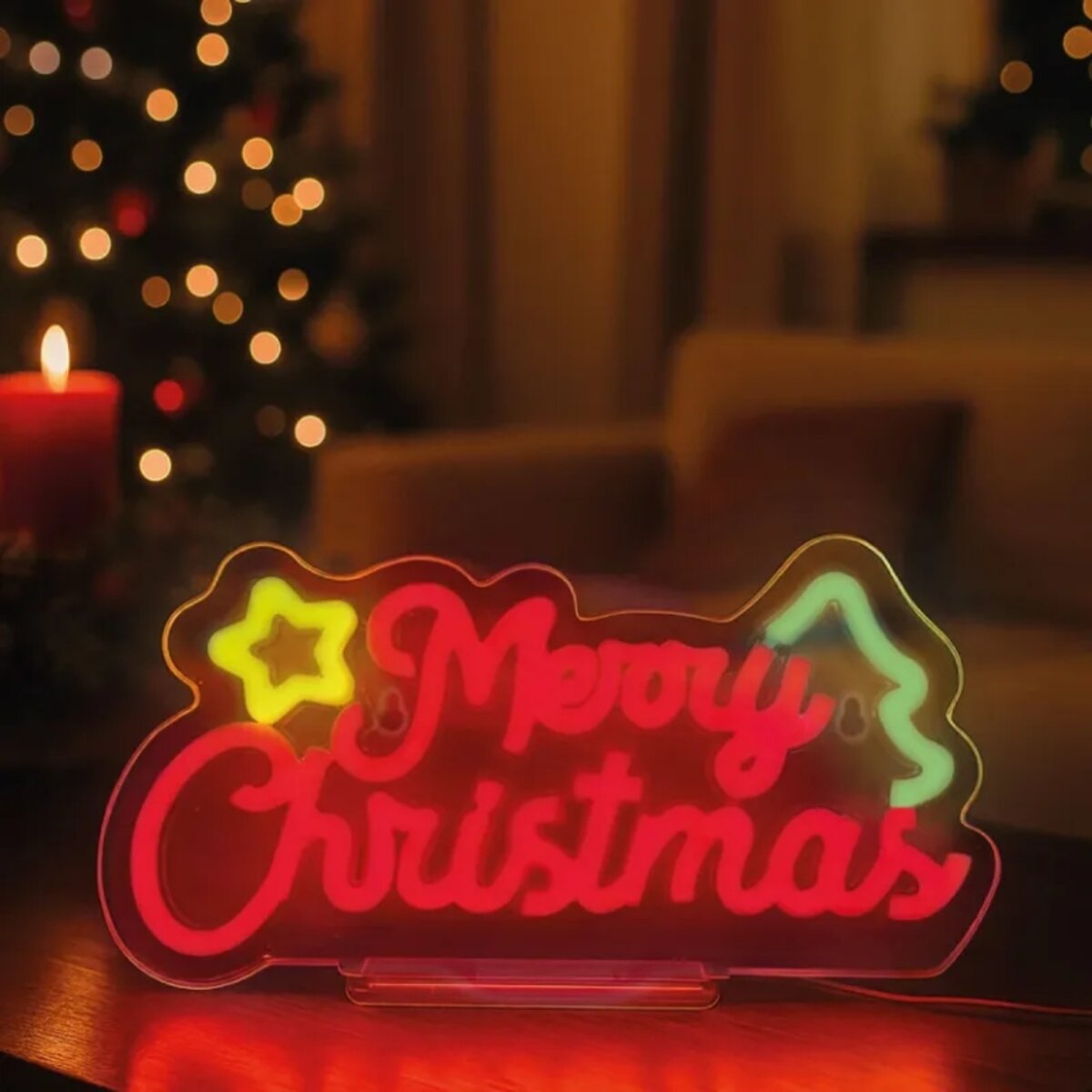 Legami Neon-Effekt-Led-Light-Schild It´s a Sign Merry XMas