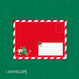 Legami Set Briefe Postkarte an den Weihnachtsmann Dear Santa