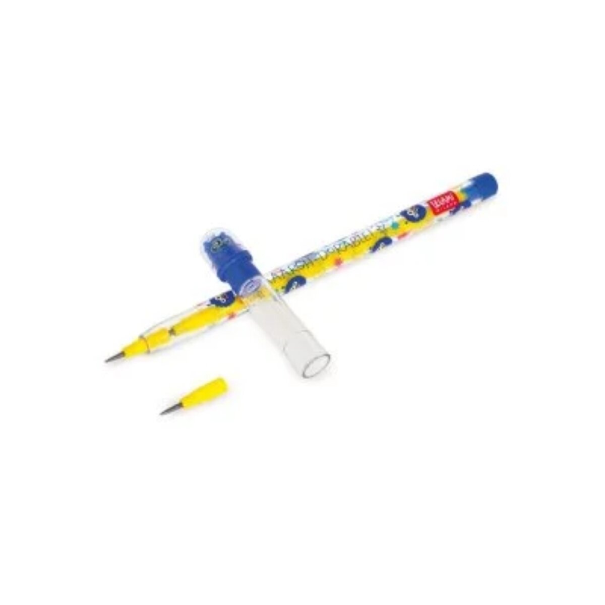 Legami Stapelbarer Bleistift mit Radiergummi Take a Tip Monstesr 11 Minen 2B