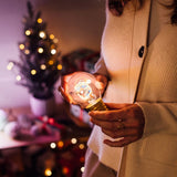 Legami kabellose Tischlampe Weihnachtsmann Glühbirnenform 6,8 x 10,3 cm