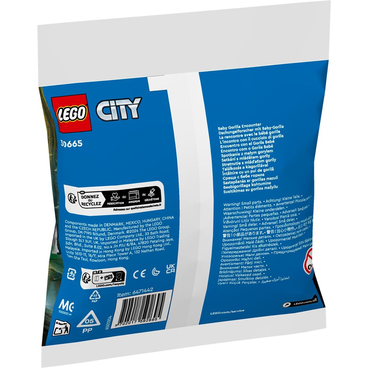 LEGO® City 30665 Dschungelforscher mit Baby-Gorilla