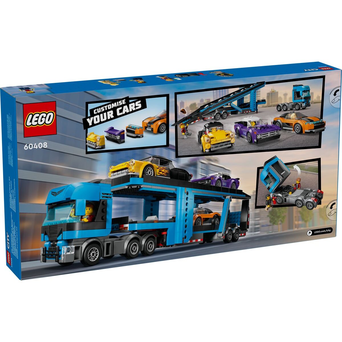 LEGO® City 60408 Autotransporter mit Sportwagen