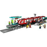 LEGO® City 60423 Straßenbahn mit Haltestelle