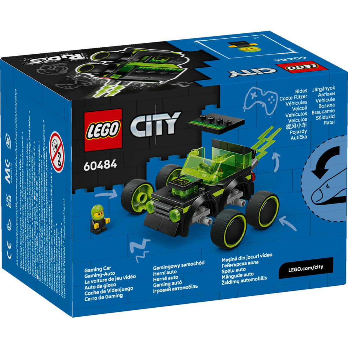 LEGO® City 60484 Coole Flitzer – Gaming-Rennauto
