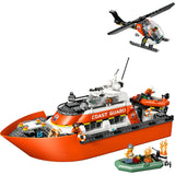 LEGO® City 60504 Rettungsboot der Küstenwache mit Hubschrauber