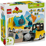 LEGO® DUPLO® Town 10475 Baufahrzeuge – 3-in-1-Set