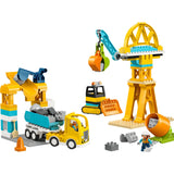 LEGO® DUPLO® Town 10476 Baustelle mit Baufahrzeugen – 3-in-1-Set