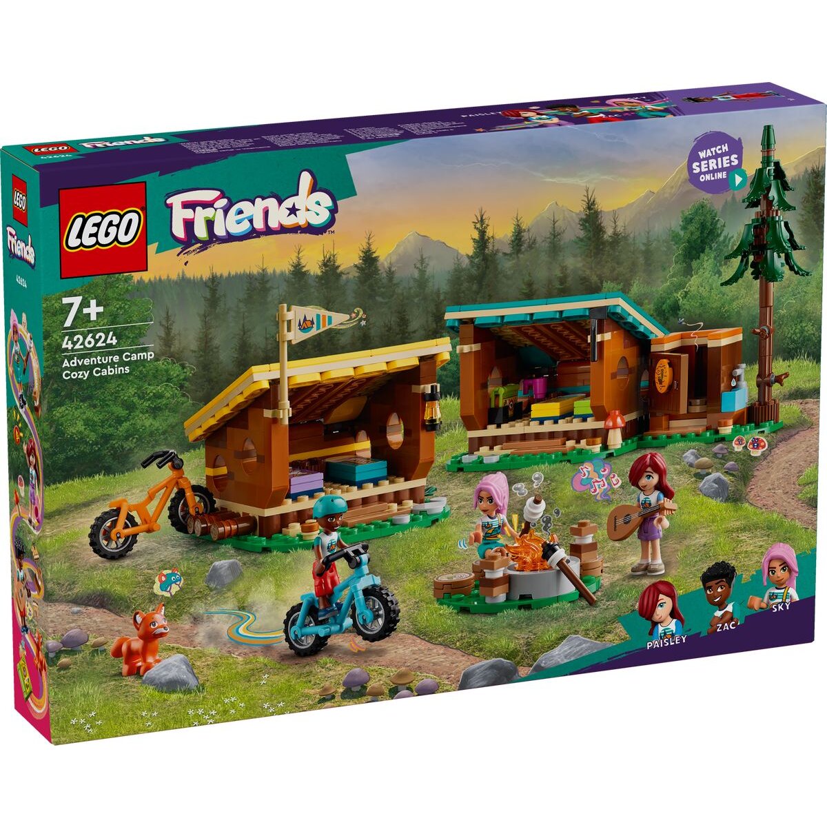 LEGO® Friends 42624 Gemütliche Hütten im Abenteuercamp