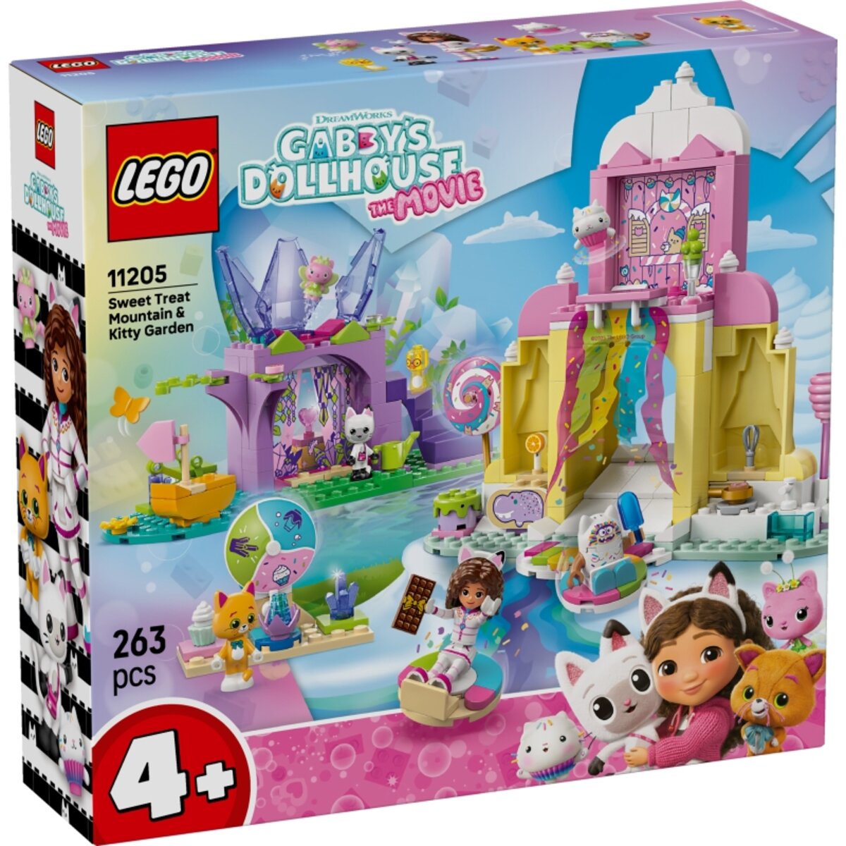 LEGO® Gabby's Dollhouse 11205 Zuckerguss-Gebirge und Kätzchen-Garten